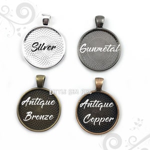 Death leaves a Heartache Custom Photo Double Sided Memorial Charm for Loss of Loved One or Pet, Reversible Personalized In Memory Jewelry image 5