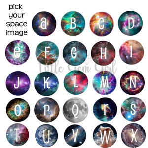 Glow in the Dark Galaxy Necklace 24 Images Glowing Space Locket Silver, Stainless Steel, Gold etc Nebula Stars Solar System Glow Jewelry image 2