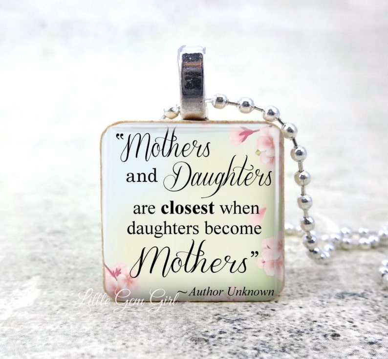 YOUFENG Mother Daughter Necklace Set – I Love You To The Moon And Back – Heartfelt Gift For Mom
