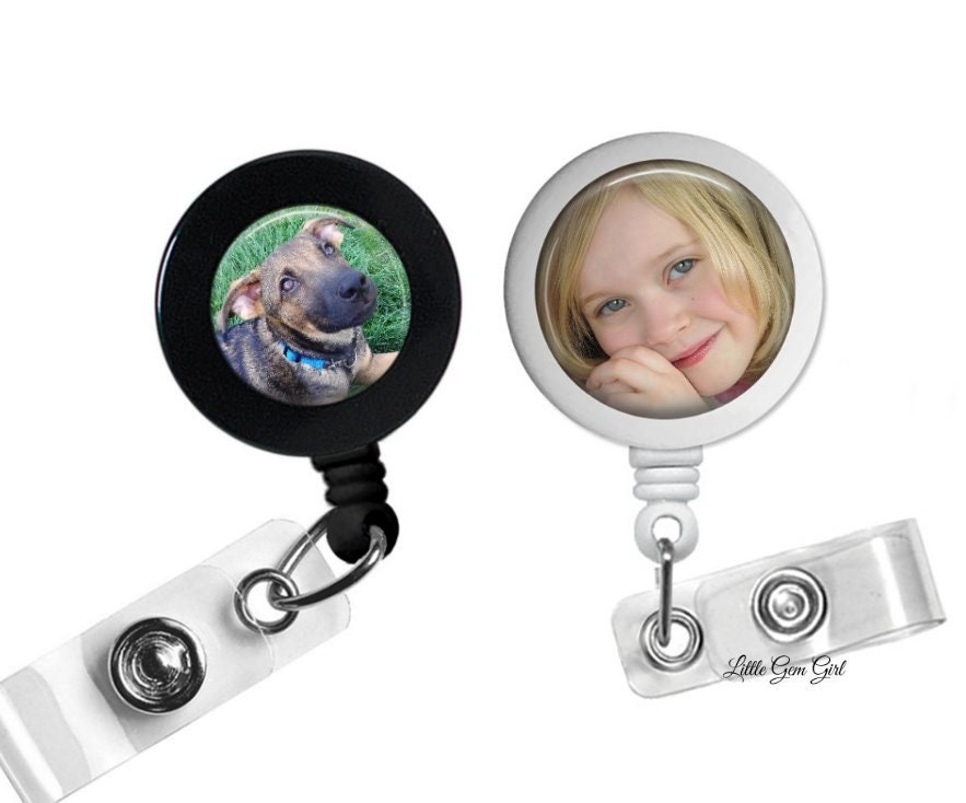 Custom Photo Retractable Badge Holder Photo ID Badge Custom Photo Badge Reel  Personalized Badge Reel Custom Nurse Badge Picture Badge -  Canada