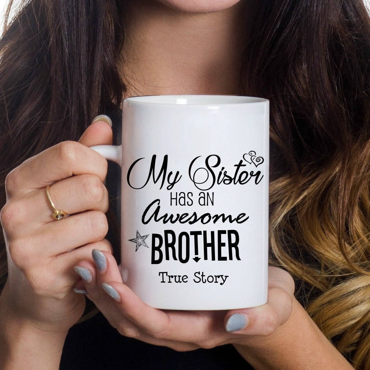 Little Sisterxxxvideo - My Sister Has an Awesome Brother Coffee Mug Funny Brothers - Etsy
