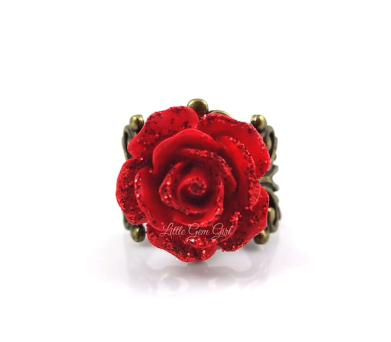 Beauty and hotsell beast rose ring