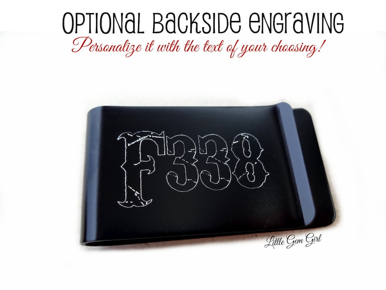 Engraved Firefighter Money Clip Aircraft Quality Anodized Etsy