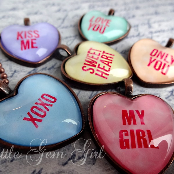 Candy Color Necklace Etsy