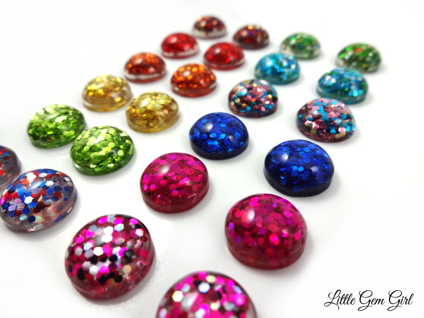 Navy Blue Glitter Stud Earrings 12mm Dark Blue Sparkle Studs Etsy