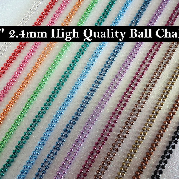 Plastic Ball Chain Etsy