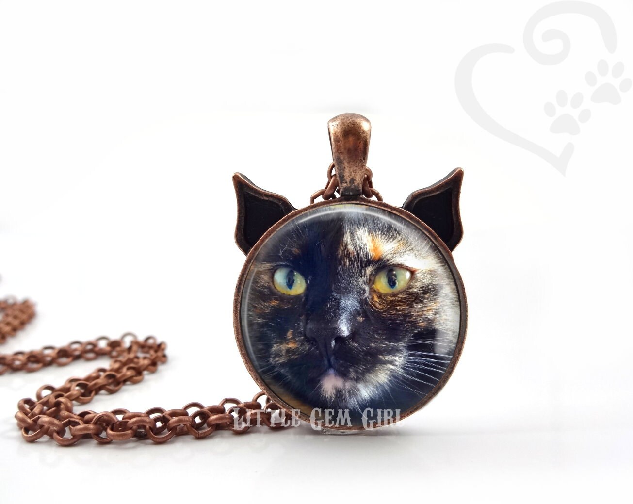 Personalized Cat Necklace Custom Cat Jewelry Your Etsy