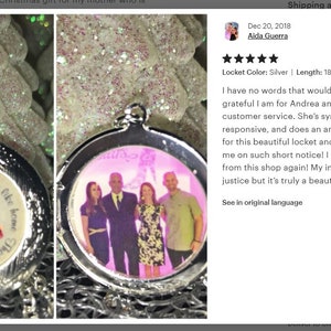 The Wonderful Wizard of Oz Locket with Custom Photo Sparkle Ruby Slipper Necklace Personalized Picture No Place Like Home Going Away image 7