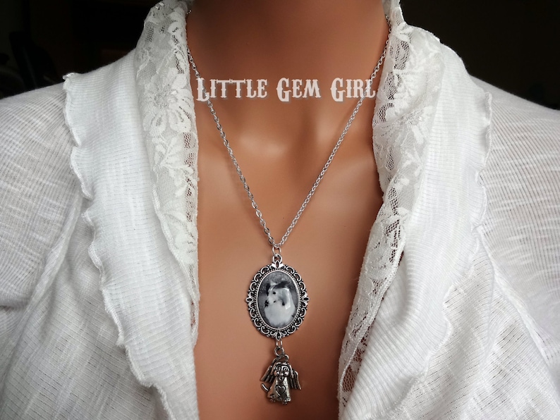 Wedding Bouquet Photo Charm Silver Victorian Charm Remembrance Pet Picture Necklace In Memory Pet Charm Custom Photo Pet Charm
