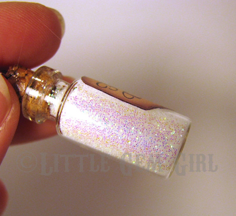 Bibbidi Bobbidi Boo Cinderella Magic Glass Bottle Cork Necklace Fairy Godmother Charm 17 Colors Available Glitter Potion Vial Bottle image 5