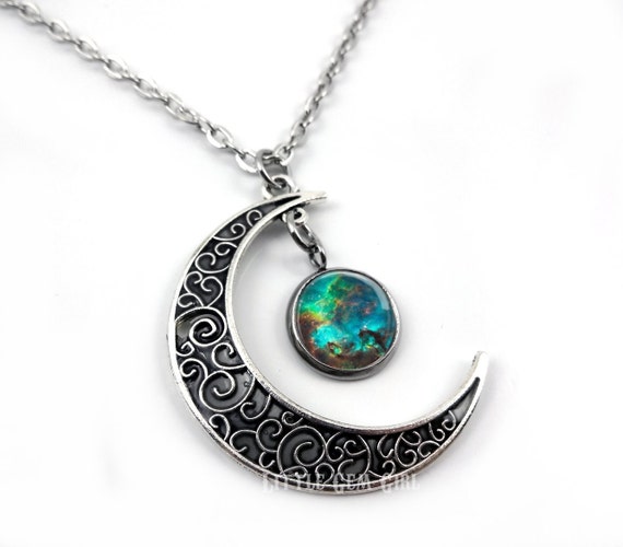 Moonglow Necklace Silver - The Bowerbird CT