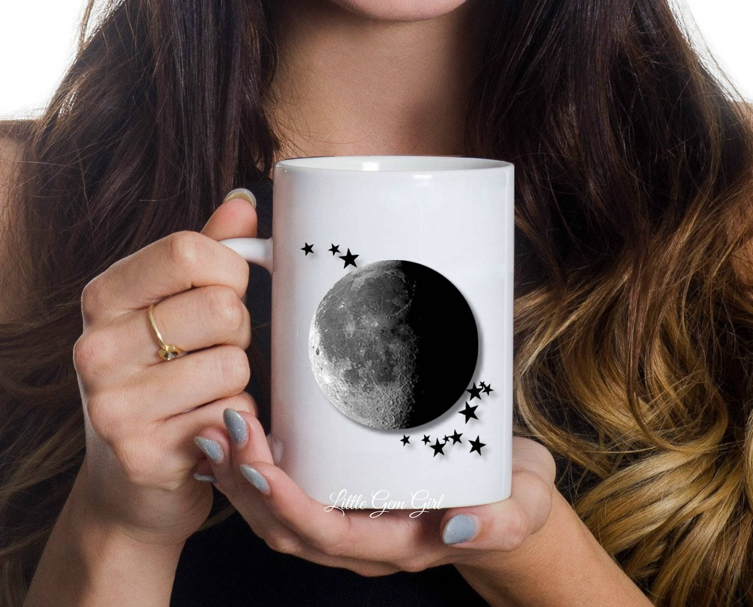  Moonlove Taza de café personalizada que cambia de color para  regalo, taza de café que cambia de calor con juego de taza y cuchara,  impresión personalizada, añade tu foto, texto y