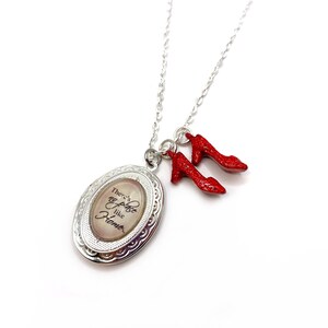 The Wonderful Wizard of Oz Ruby Red Slippers Locket, There's No Place ...