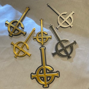 Grucifix Pendant 3D Printed