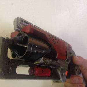 Custom Nerf Zombie Strike Hammershot Blaster: Steampunk Cosplay Prop