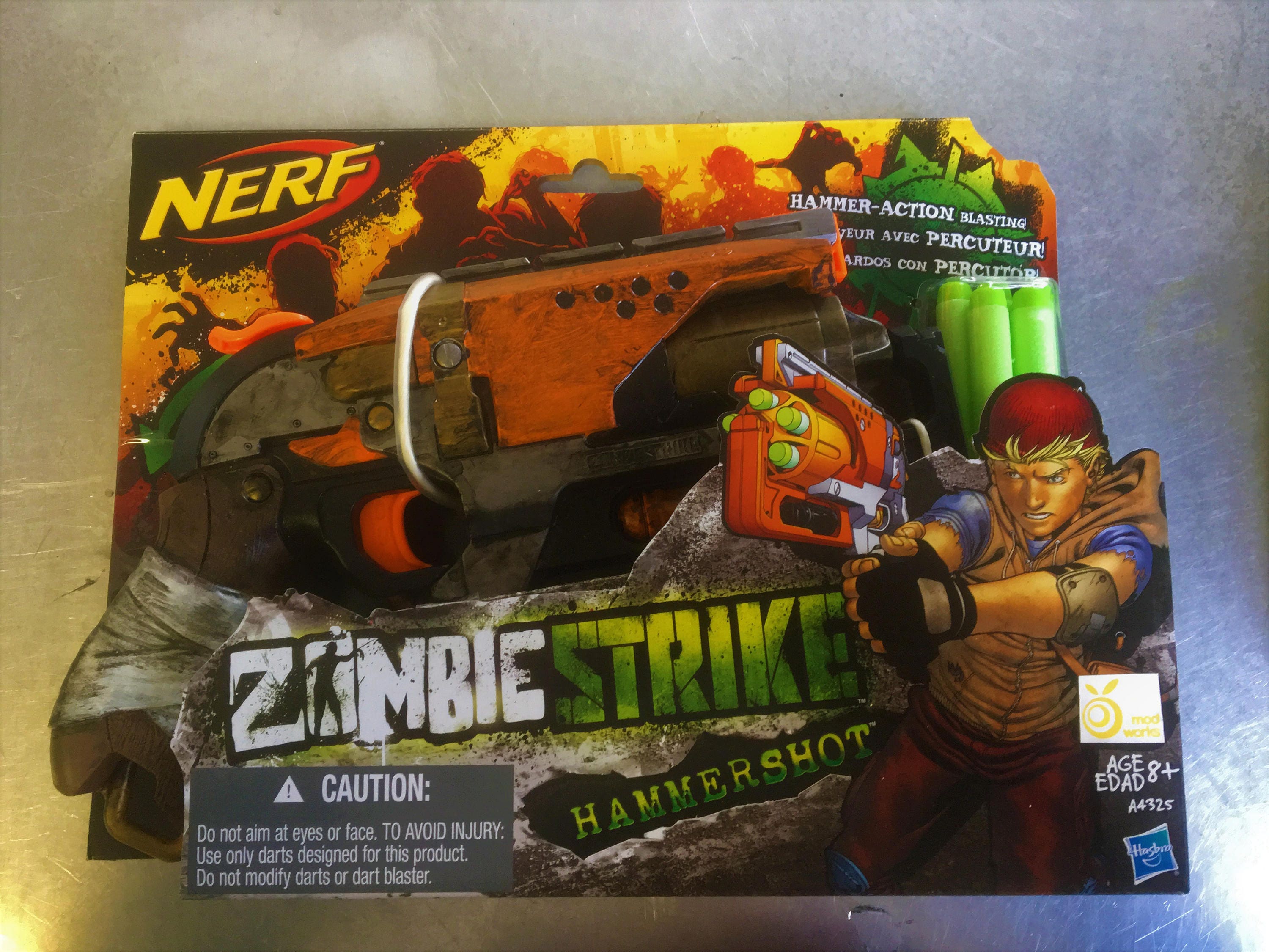 Nerf Zombie Strike Hammershot zombies strike hammer shot blaster A4325 