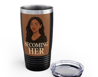 Vaso Becoming Her / Vaso de viaje de acero inoxidable de 20 oz