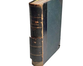 Windsor Magazine Book Volume 8 Illustrated Monthly for Men & Women Antique 1898