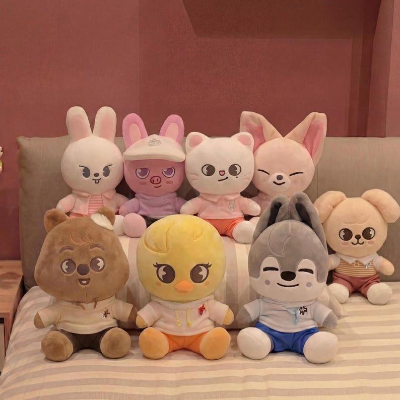 Stray Kids Skzoo Plush, Kpop Zootopia Plush Toy, Cute Animal Stuffed Plushie, Soft Kawaii Collectible Plush, Fan Gift For Kids teen image 1