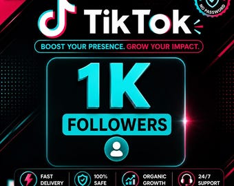 1k Organic Tiktok Followers Lifetime Guide | Echte Benutzer | Schnelle Lieferung | Für Inhalt Ersteller | Social Media Boost | Keine Auto-Anhänger