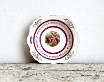 Vintage Porcelain Plate Dish Plate Gerold Porzellan Bavaria