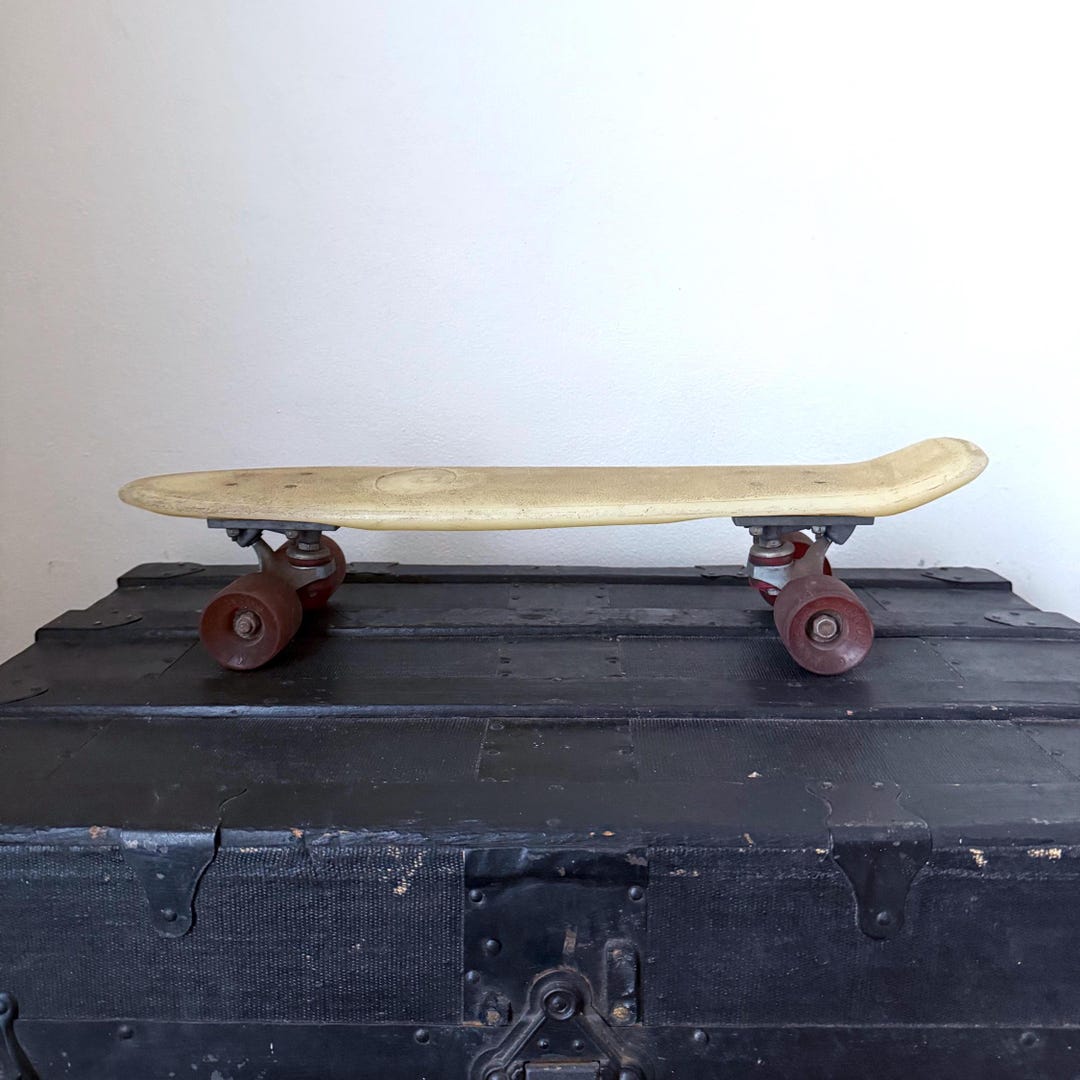 Skateboard City Cruiser Makaha Vintage 55cm, état Correct, Couleur Jaune