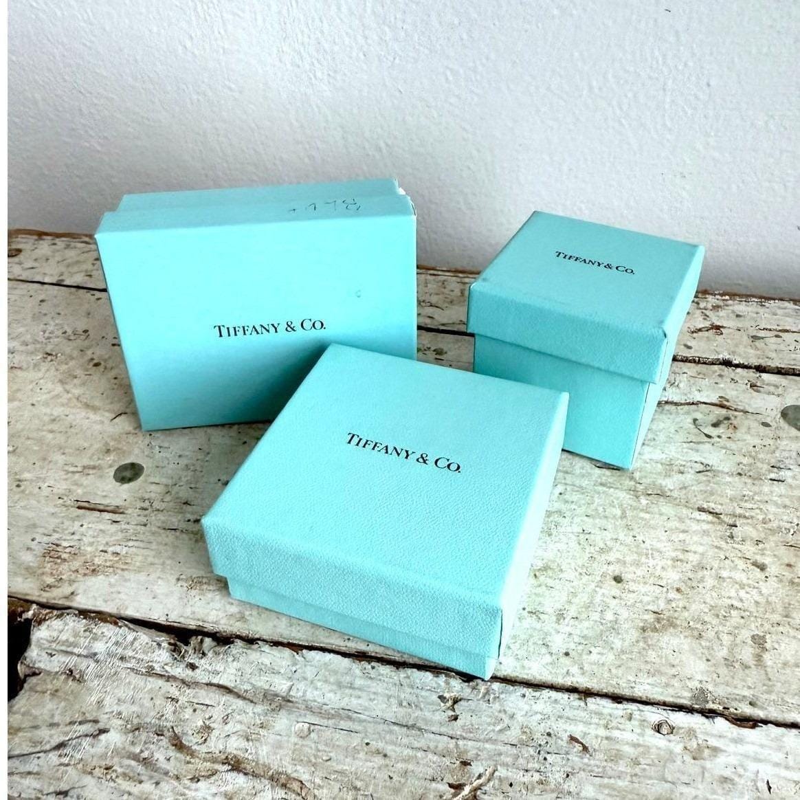 Tiffany & Co Jewelry Box Lot Presentation Box Velvet Ring Case