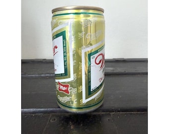 ビンテージ ミラー ハイライフ ビール缶型コインバンク アルミ製貯金箱