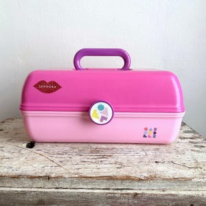 Begränsad upplaga Sephora Caboodle rosa sminkfodral i vintage-stil