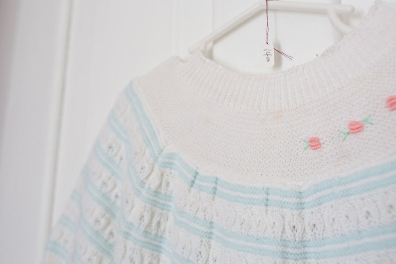 Vintage Baby Onesie Vintage Knit Onesie Newborn Bunting Made in Italy Atkins