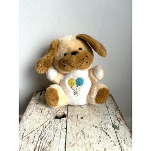 1984 DanDee Goodtime Gang Dog Plush 9" Balloons New Vintage