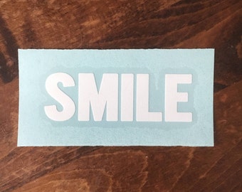 SMILE Sticker Transfer Decal Have a Nice Day Car Window