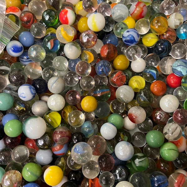 Antique Marbles, Modern Marbles, 50+ Instant Collection, All Kinds Mix of Marbles, Bag of Marbles