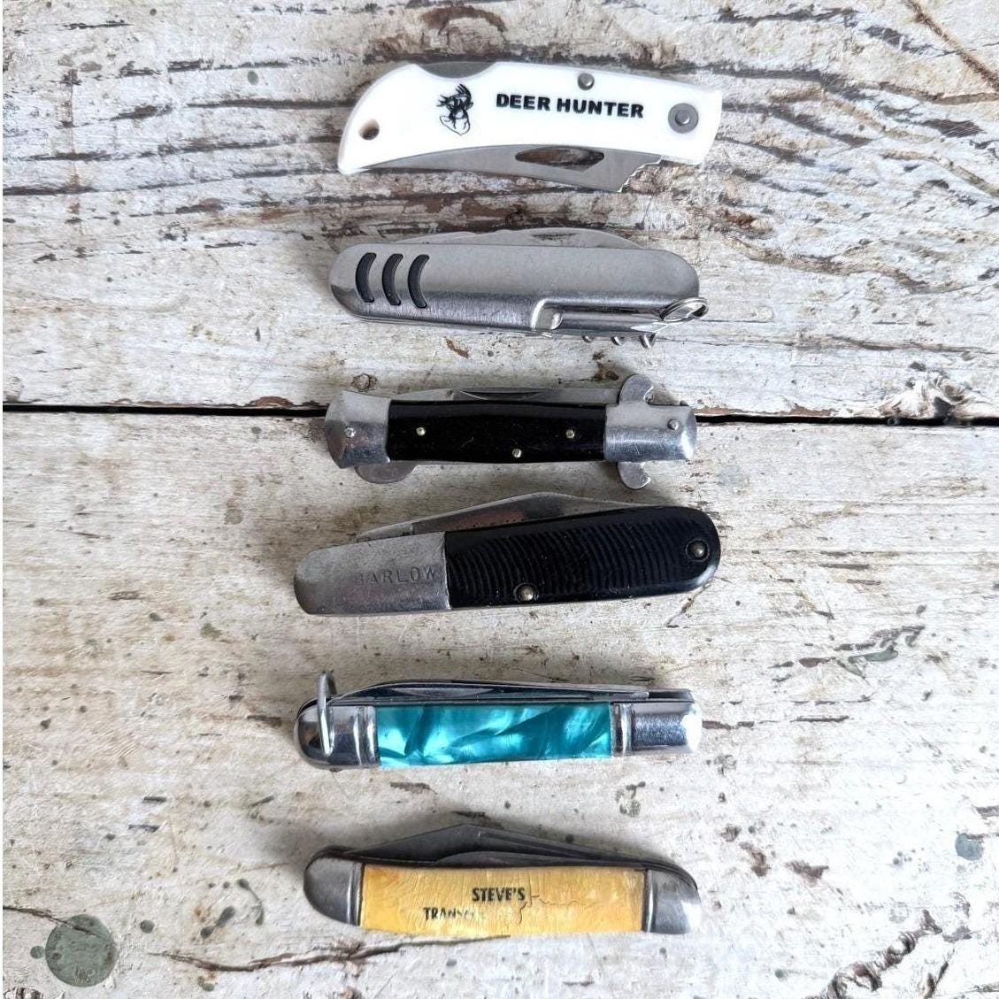 KA-BAR ビンテージ 2枚刃 スウェルセンターペンナイフ Vintage barlow knife - Etsy 日本