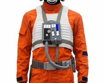 X-Wing Pilot Cosplay Costume – Rebel Alliance Flight Suit | Star Wars Inspired Outfit