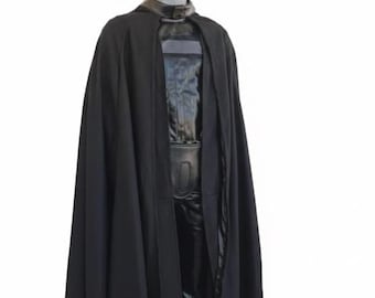 Disfraz de Lord Sith inspirado en Darth Vader: conjunto de capa y túnica.