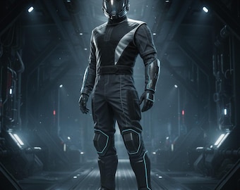Mandalorian Star Wars Schwarz Fluganzug Benutzerdefinierte beskar Din djarin Cosplay Kostüm Mando Anzug Mit Flak Weste