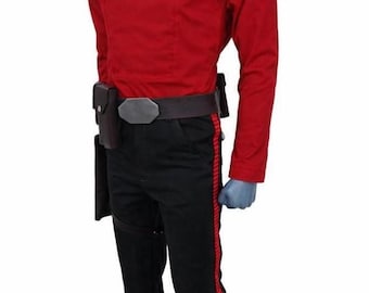 Conjunto de cosplay de piloto rebelde: camisa y pantalón de 2 piezas