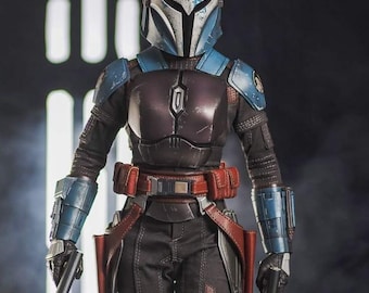 Bo-Katan Kryze-cosplaykostuum | Mandalorian-vliegkostuum dames | Star Wars premiejager-outfit