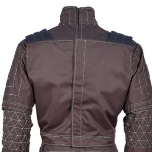 Boba Fett Inspired Mandalorian Cosplay Flight Suit – Underworld Prototype Costume with Vest image 5