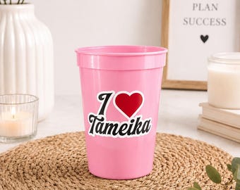 Custom Party Stadium Cups | Personalized Birthday, Event Favors