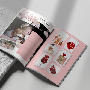 Plantilla de revista de cumpleaños, regalo personalizable, Canva (descarga digital) imagen 6