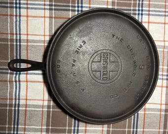 no9 Griswold handle griddle
