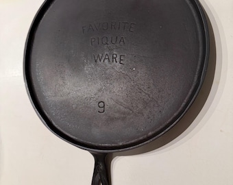 no9 Favorite Piqua Ware griddle