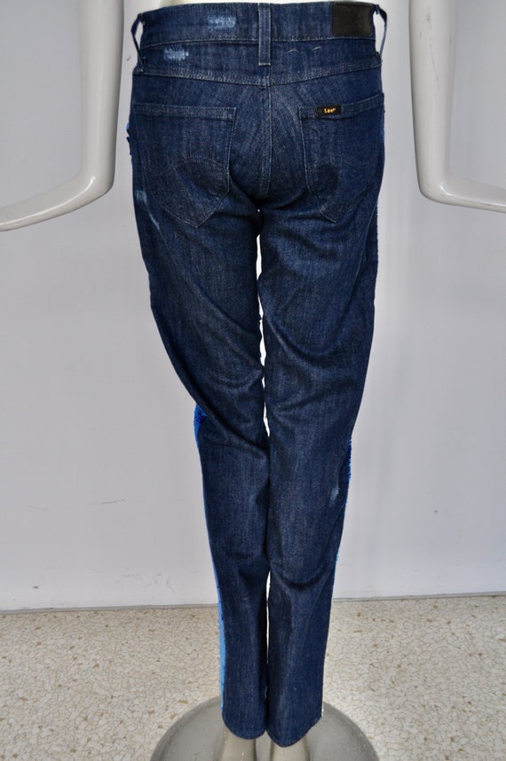 Lee jeans with sequins Happy Birthday Lee skinny - image 5