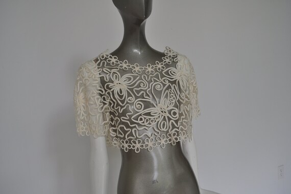 Handmade lace top from the 1930s - image 3