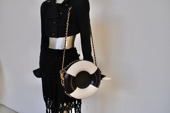 Abstract unusual round purse unused from the 2000 - image 5