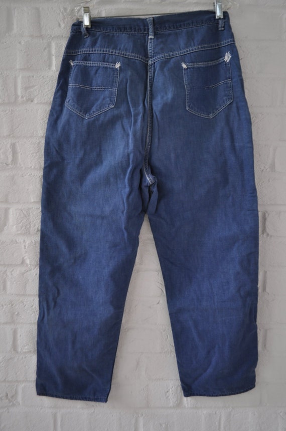 Mens vintage denim jeans circa 1950s
