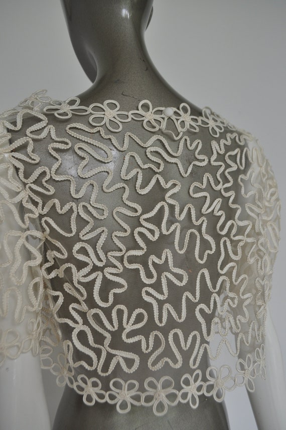 Handmade lace top from the 1930s - image 6