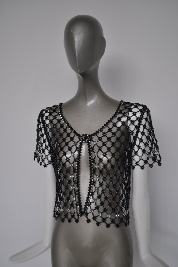 Beaded top 1970s Azzaro